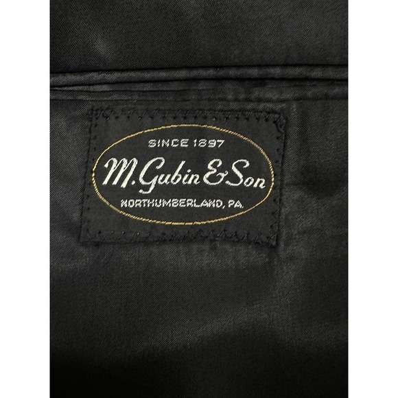 VTG Pringle of Scotland Mens Sport Coat Charcoal Windowpane Sport Jacket 38R - Picture 8 of 9